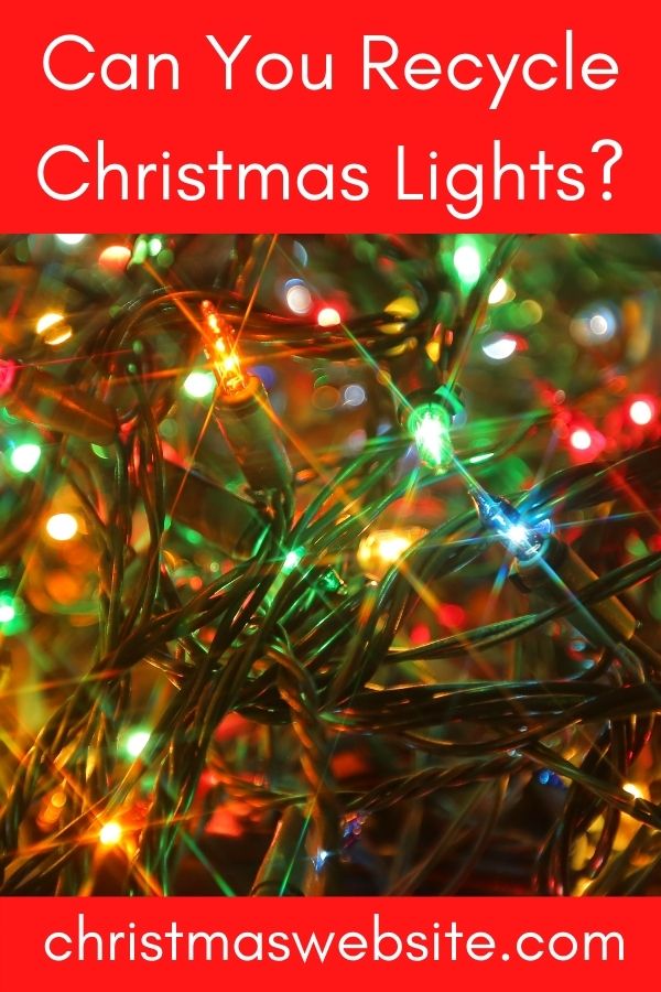 Can You Recycle Christmas Lights?